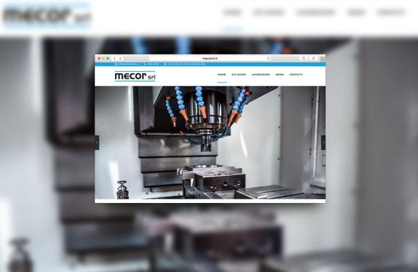 Nuovo sito web Mecor srl